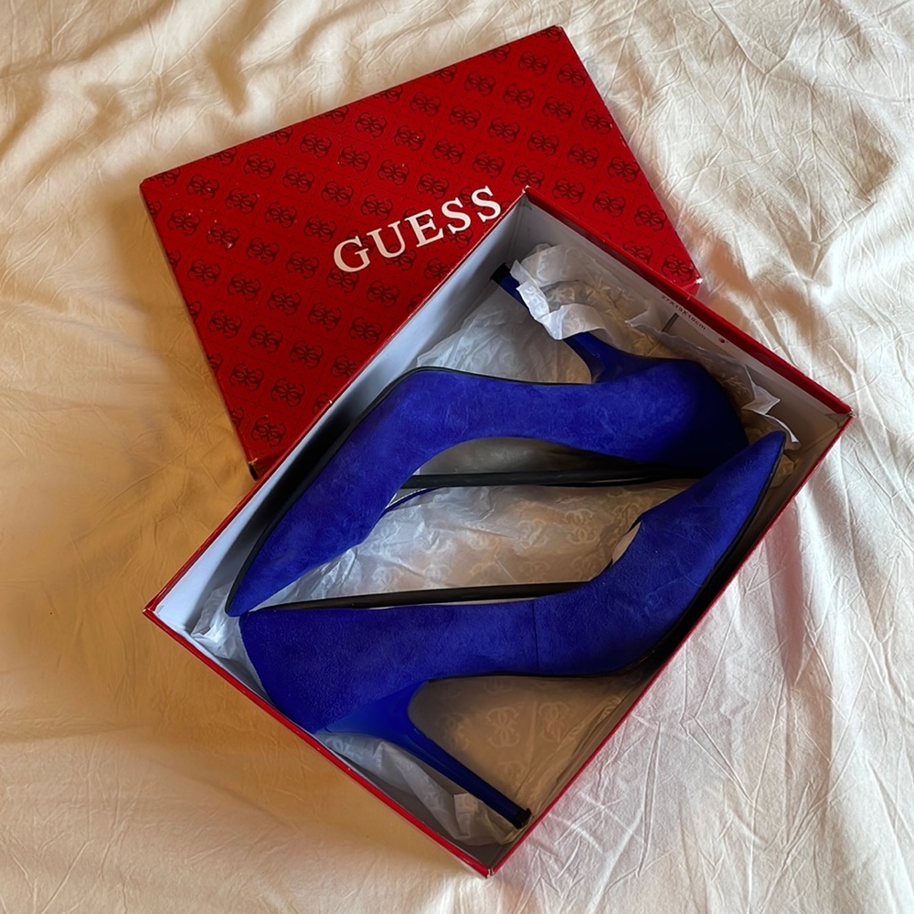 Blue Suede Pump